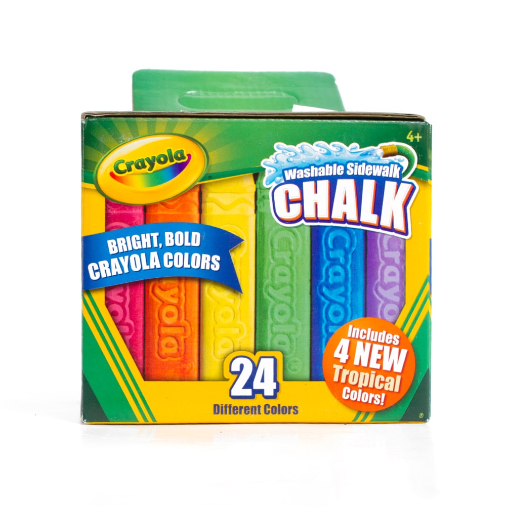 Crayola, SIdewalk Chalk, 24 Color, Set